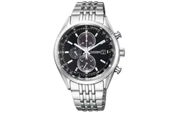 Citizen Часы Solar Quartz Movement Stainless Steel Strap Watch Men's Watch Black Dial CA0450 57E ca0450-57e