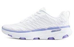 Кроссовки женские с низким верхом, белые/лавандовые Skechers 129347-wlv | white/lavender