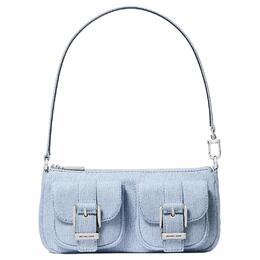 Michael Kors Джинсовая сумка через плечо небольшого размера для женщин в дымчато-голубом цвете 32s5szcu5c-blue haze