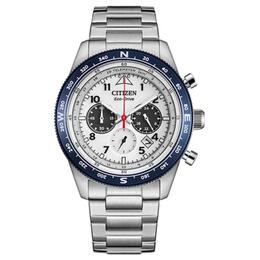 Citizen FUTURE FORCE ca4554-84h Мужские часы Аванто Quartz механизм Корпус Stainless Steel Циферблат White Dial с покрытием Lume