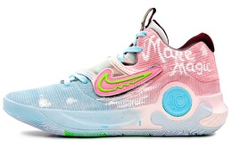 Баскетбольные кроссовки KD Trey 5 X Basketball Shoes Men Mid-Top Blue/Pink Nike dj7554-014（team241-魔力轨迹） | blue/pink