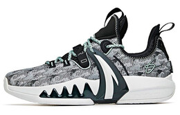 Баскетбольные кроссовки GH2 мужские с низким верхом, черные/туманно-серые/светло-дымчато-зеленые Anta 112121103-2