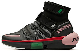 Баскетбольные кроссовки мужские высокие черные/розовые/зеленые Anta 11941620-3