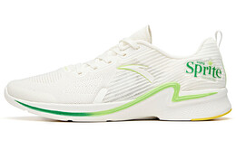 Кроссовки Hydrogen Run II для бега мужские с низким верхом цвета слоновой кости, белые/зеленые/желтые Anta 112025540-11