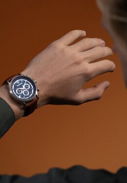 Часы с хронографом BERNARDSTON Timberland, синий ti152m04o-k11 | blue brown