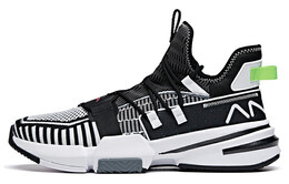 Баскетбольные кроссовки Frivolous Series для мужчин, среднего размера, черные/белые Anta 112021609-3