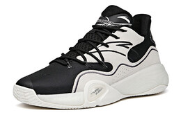 Баскетбольные кроссовки Flash Bubble 1.0 мужские с низким верхом черного/белого цвета Anta 912121608s-2