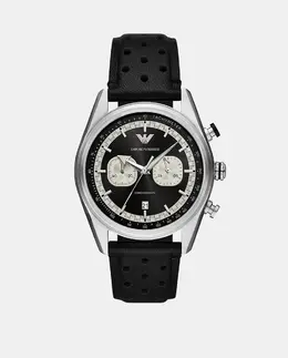 AR11635 Мужские часы с хронографом из стали Emporio Armani, черный 4064092292541 | negro