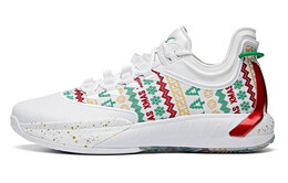 Баскетбольные кроссовки GH1 мужские с низким верхом белые/зеленые/красные Anta 112011103-6