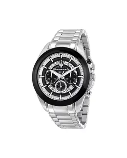 Traguardo R8873612059 стальные мужские часы с серебряным ремешком Maserati, серебряный 35326 | plata