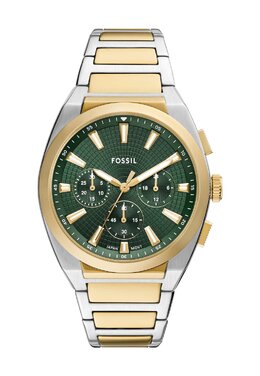 Часы TRADITIONAL EVERETT Fossil, мультиколор fs152m0eh-t11 | gold silver