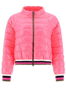 HERNO: Розовый пуховик 