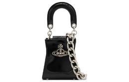 Vivienne Westwood Блестящая кожаная сумка через плечо 4201008ful001on403