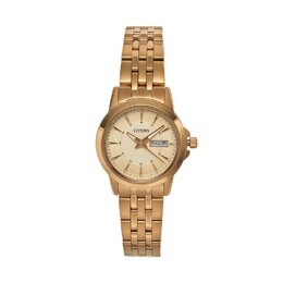 Женские часы Citizen из нержавеющей стали - EQ0603-59P, цвет Gold Tone 99221210 | gold tone