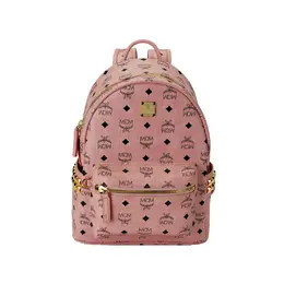 MCM Сумка рюкзак из искусственной кожи унисекс персиково-розовый mmkeave15pz001