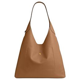 Coach Бруклин Натуральная Кожаная Сумка Хобо Женская Большая Медовая cu044-b4t7j