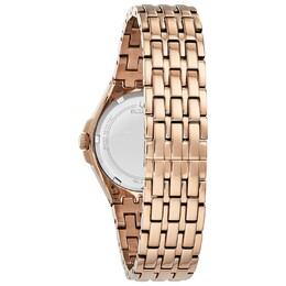 Женские часы Baguette с кристаллами розового золота - 98L268 Bulova 28646048
