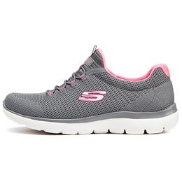 Кроссовки женские с низким верхом Skechers 149206-ccnp | gray-pink