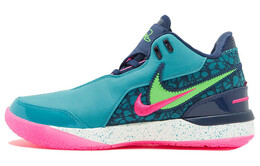 Баскетбольные кроссовки Zoom LeBron NXXT Gen AMPD South Beach Translucent Outsole Nike, синий/розовый fj1566-300 | blue/pink