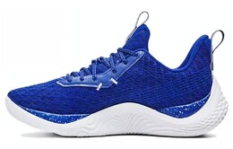 Баскетбольные кроссовки Curry Flow 10 мужские с низким верхом синего цвета Under Armour 3026624401 | blue