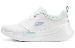 Кроссовки женские с низким верхом, белые/синие Skechers 150224-wbl | white/blue