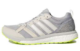 Кроссовки Adizero Tempo 9 женские с низким верхом бежево-серые Adidas ba8240