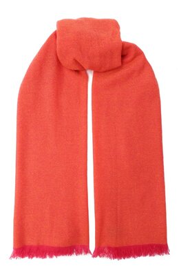 Kiton: Оранжевый шарф 