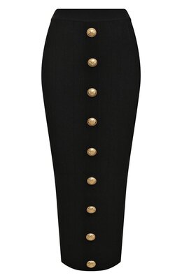 Balmain: Юбка из вискозы 