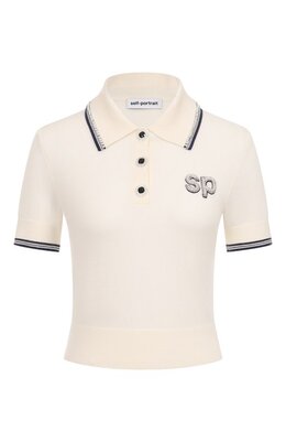 self-portrait: Поло из шерсти 