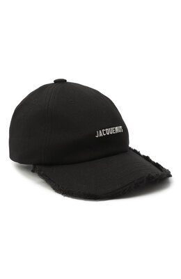Jacquemus: Чёрная кепка 