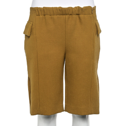 Marni: Жёлтые шорты 