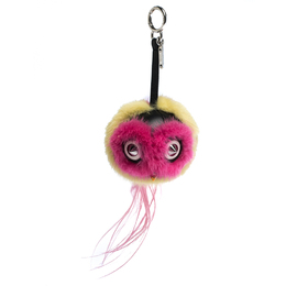 Fendi Multicolor Fur Funky Monster Bug Bag Charm 279042