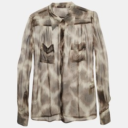 Roberto Cavalli: Коричневая рубашка 