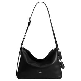Coach Кожаная курьерская сумка через плечо унисекс большая черная ccb57-blk
