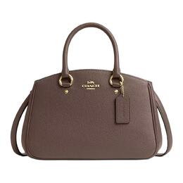 Coach Коричневая женская кожаная сумка через плечо cal54-imv2r