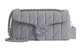 Coach Сумка хобо из кожи наппа на пояс или через плечо для женщин серебристый серый и синий cp147-lhn19