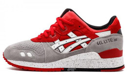 Кроссовки Gel-Lyte 3 мужские низкие красные/серые Asics h513l-1301