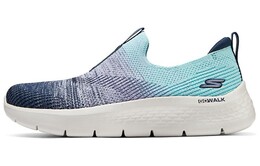 Кроссовки для бега Go Walk Flex женские с низким верхом, темно-синие/светло-зеленые Skechers 124827-nvaq | navy blue/light green