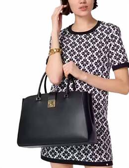 Сумка-шоппер Phoebe Commuter Tote, черная с золотом Kate Spade 8573218553916 | black
