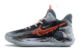 Баскетбольные кроссовки KD Trey 5 IX Basketball Shoes Unisex Mid-Top Black/Gray/Orange Nike cw3402-011(team196-男款魅影) | black