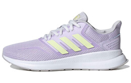 Кроссовки Runfalcon 1.0 женские с низким верхом светло-фиолетовые/желтые Adidas Neo eg8632