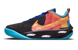 Баскетбольные кроссовки Team Hustle D 10 унисекс средней высоты, черные/оранжевые/синие Nike do6140-001(team181-桃之夭夭) | black