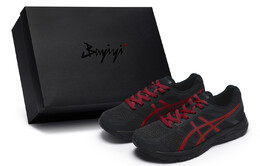 Кроссовки для бега Gel-Contend 4 мужские с низким верхом, красные/черные Asics t8d4q-020(team80-男款幻影安可拉s-box) | black ankor red