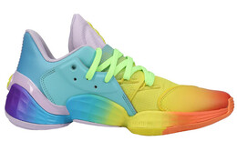 Баскетбольные кроссовки Harden Vol. 4 мужские, среднего размера, желтые/синие Adidas fx4482