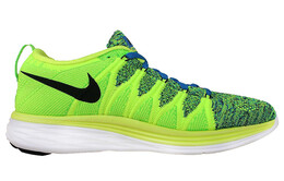 Кроссовки Flyknit Lunar 2 женские с низким верхом, зеленые/черные/белые Nike 620658-701