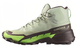 Кроссовки треккинговые Cross Hike 2 Mid GORE-TEX 'Desert Sage Green Gecko' Salomon 472777 | green