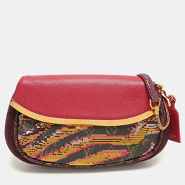 Louis Vuitton Multicolor Monogram Canvas and Sequin Savage Club Clutch 1071418