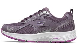 Кроссовки Go Run Consistent женские с низким верхом темно-фиолетового цвета Skechers 128075-plum