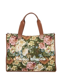 Большая сумка-тоут Maison Margiela с цветочным принтом, зеленый sb2wc0003p7171 | зеленый