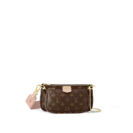 Сумка через плечо Louis Vuitton Multi Pochette Accessoires, коричневый/розовый m44840 | meat pink